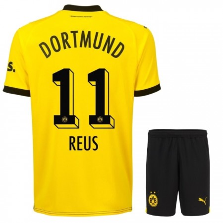 Borussia Dortmund Reus 11 Matchtröjor Barn Hemma Fotbollströja 2023-24